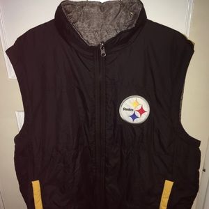 Pittsburg Steelers Zip Up Vest